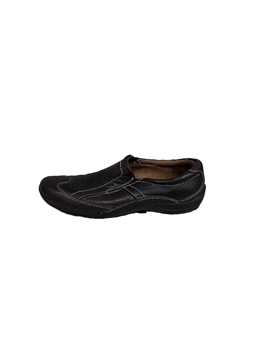 Natural Soul Naturalizer Brown Leather Loafers Women’s 5.5 Slip On Comfort Shoe